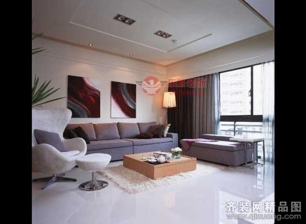 67平米普通户型现代简约家装装修图片设计-珠海齐装网装修效果图
