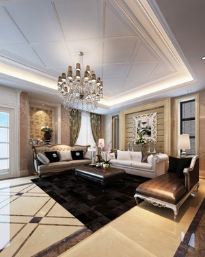 290平米别墅欧式风格家装装修图片设计-珠海齐装网装修效果图