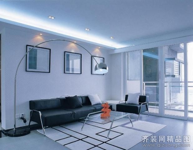 94平米普通户型现代简约家装装修图片设计-珠海齐装网装修效果图