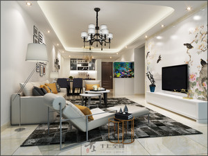 144平米普通户型欧式风格家装装修图片设计-珠海齐装网装修效果图