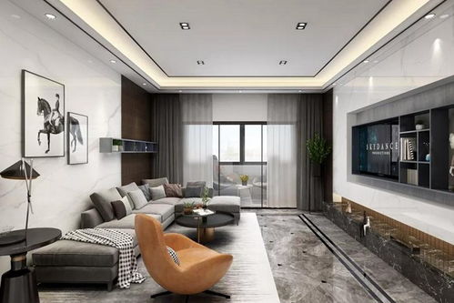 珠海现代装修设计案例,开阔的视野打造安逸的气氛