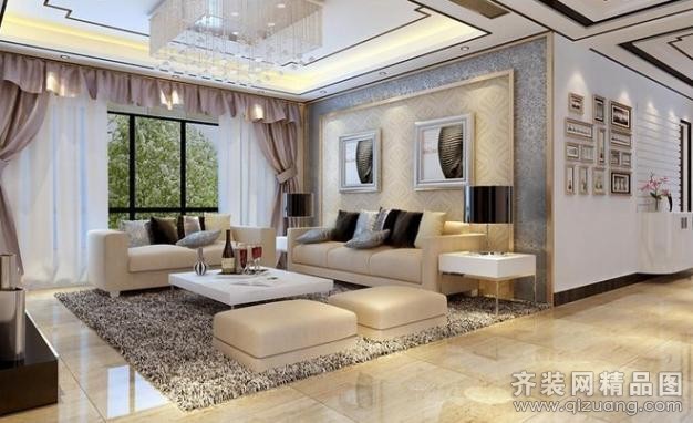 137平米普通户型混搭风格家装装修图片设计-珠海齐装网装修效果图