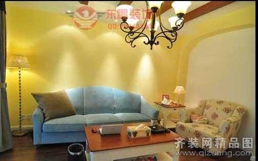 97平米普通户型欧式风格家装装修图片设计-珠海齐装网装修效果图