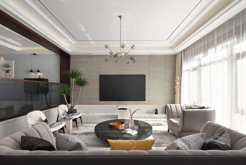 珠海都市素雅装修案例,干净纯粹的梦中居所