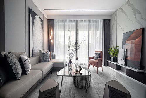 珠海现代风格的装修设计,整个居室犹如一首沉静的诗