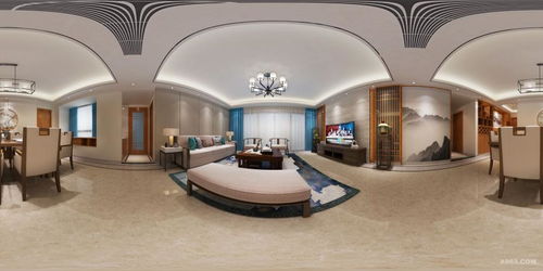 海口珠海招商花园新中式 普通家装 王恒宙设计作品案例