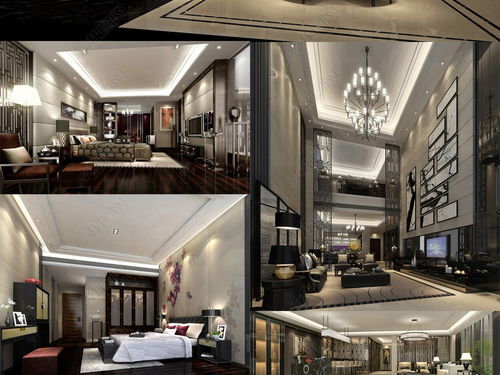 精品豪华家装装修设计施工图含效果图平面图下载