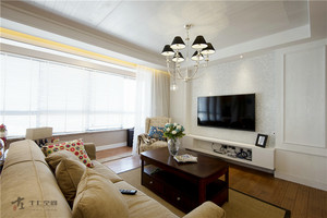 147平米普通户型美式风格家装装修图片设计-珠海齐装网装修效果图