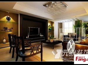 珠海保利西山林语现代简约二居室装修效果图 90平米8万装修设计案例 珠海房天下家居装修网