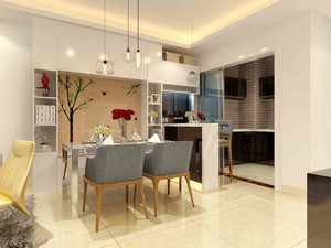 114平米现代简约家装装修设计效果图 - 珠海家装灵感