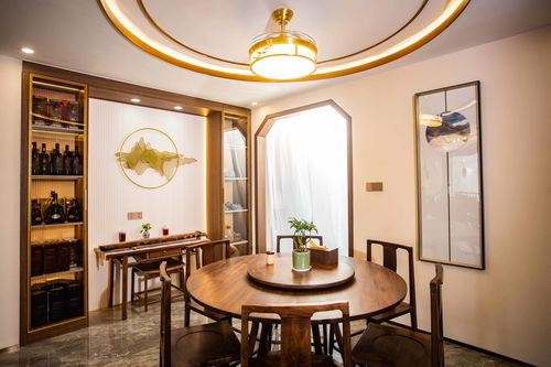 桃花深处隐逸居 珠海中海桃花源130㎡新中式风格家装设计赏析